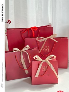 Wedding Red Dowry Fancy Festive Gift Bag