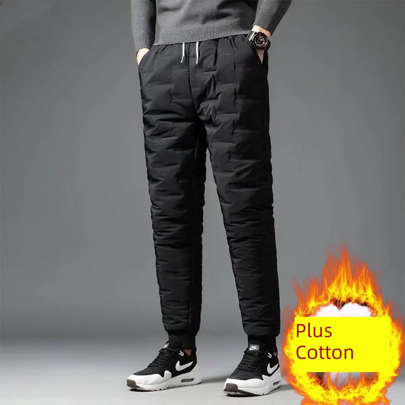 cold-resistant northeast outdoors thickening keep warm cotton-padded trousers Windbreak
