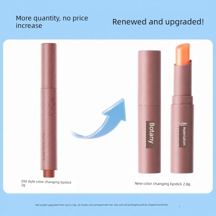 Botanical Color-Changing Lip Balm, Light-Colored Lipstick, Can Be Used to Moisturize and Soften Lip Lines, Prevent Dryness, and Protect Lips during — 1