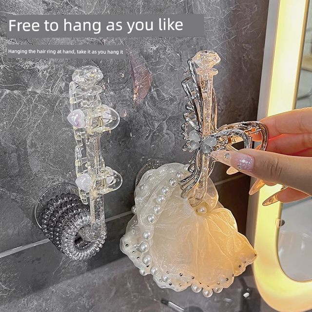 Hair ring head rope storage rack dormitory headband hair rope hook jewelry rack student hair card hair accessories headband storage tool