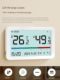 Electronic thermometer indoor home high-precision with alarm clock date baby room wall-mounted thermometer temperature and humidity meter