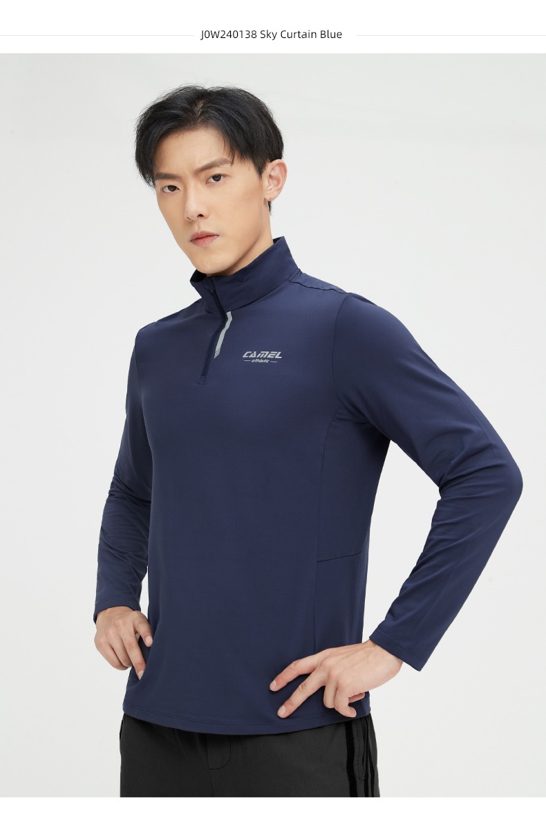 camel female autumn Long sleeve Quick drying shirt Fitness wear