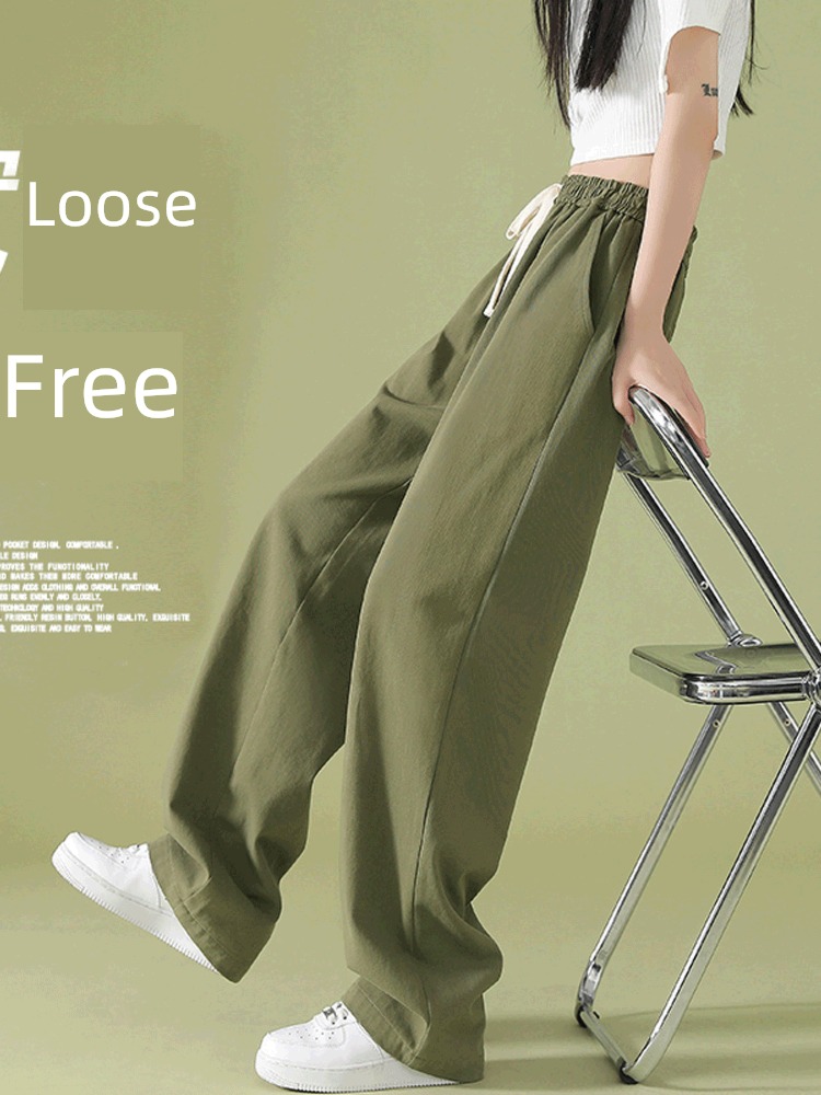 Languid green Falling feeling Tall man easy trousers work clothes
