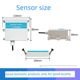 Hydrogen sensor gas transmitter H2 gas detector high-precision wall-mounted hydrogen gas sensor
