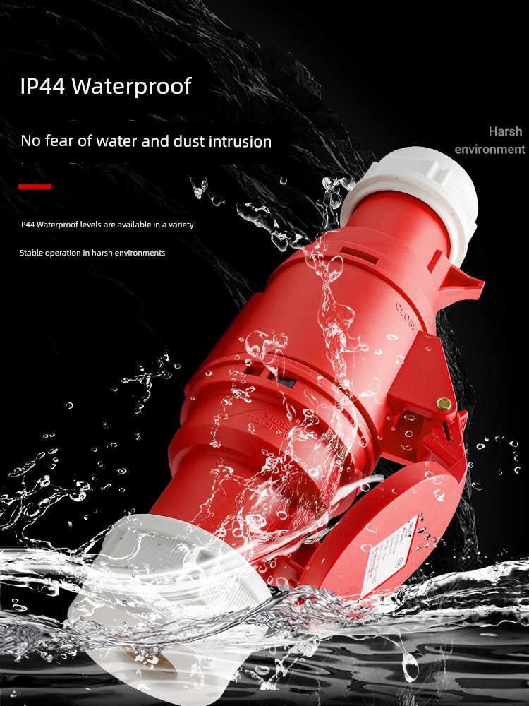 Delixi Three-Phase Electric Waterproof Connector Industrial Plug