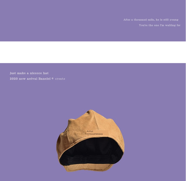 solar system Retro female ins spring and autumn Thin money Reverse wear Hat