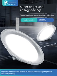 Led Three-Proof Industrial and Mining Lamp, Factory Workshop Lighting, Pendant Light, Ufo Light, Energy-Saving Light, Su