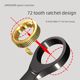 Two-way fast plum blossom ratchet wrench industrial grade small opening dual-purpose wrench automatic hardware tool set