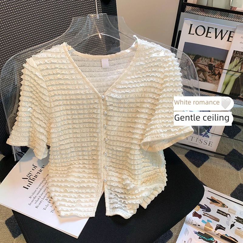 Label cutting Women's wear major suit Sample clothes jacquard weave Texture sense shirt
