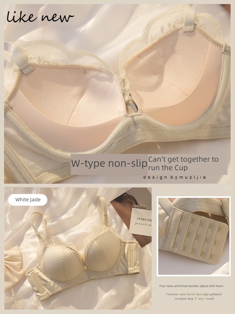 sexy Significantly larger Wireless  Upper support Smooth surface Bras Underwear