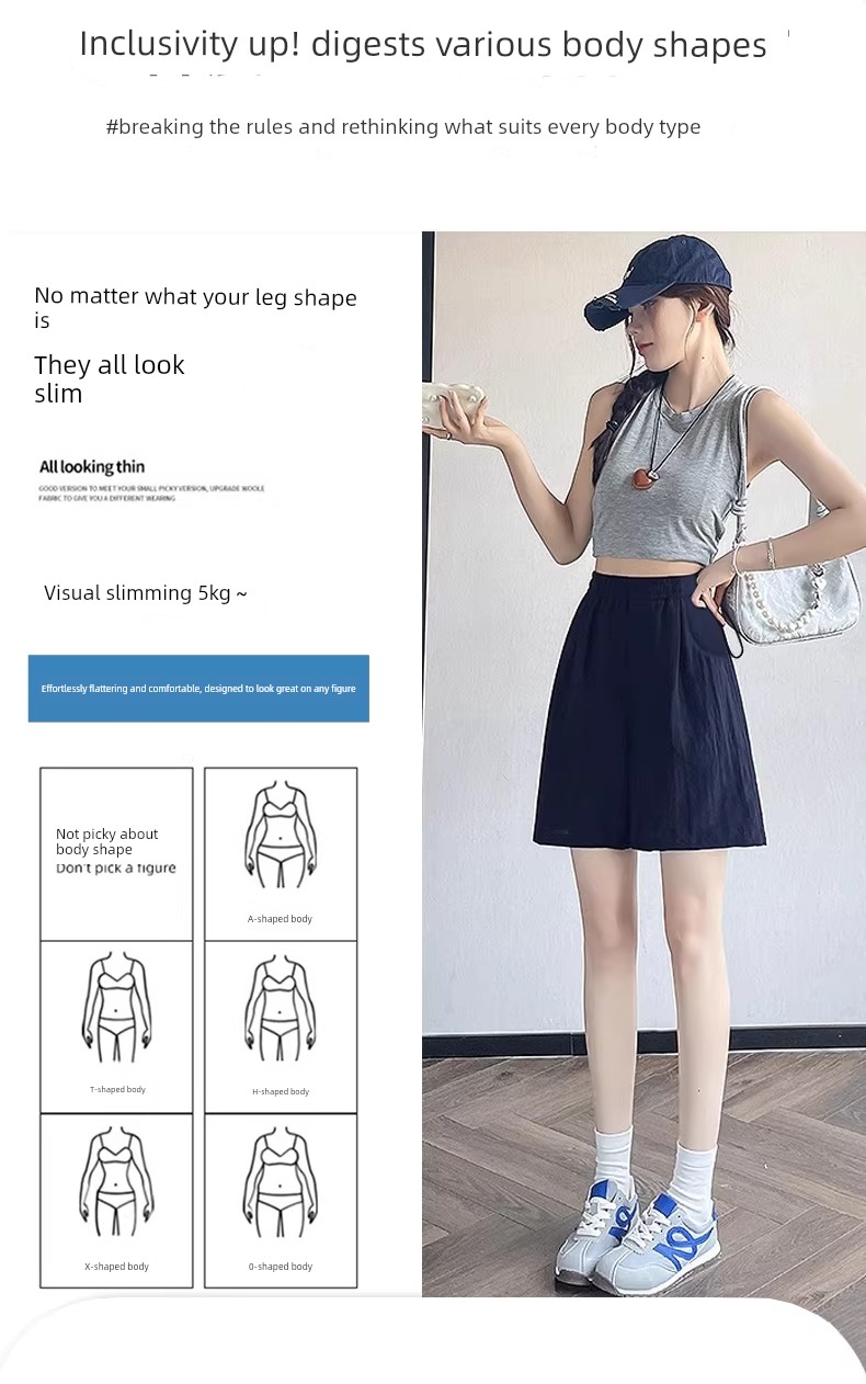 Maternity Shorts for Summer, Thin Style for Outerwear, 2026 New Model, Linen Wide-Leg Pants, Non-Tightening on the Belly during Pregnancy, Summer Wear — 6