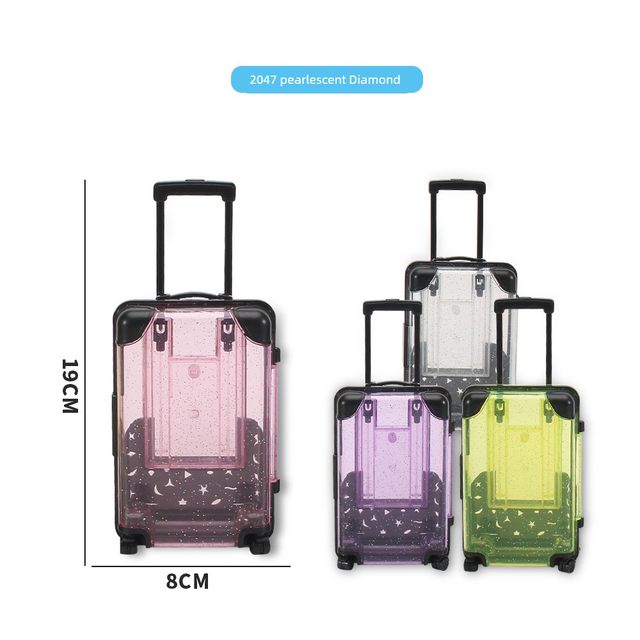 Children's toys, various mini square suitcase trolley case, travel case, cosmetics, cosmetics, toy storage box
