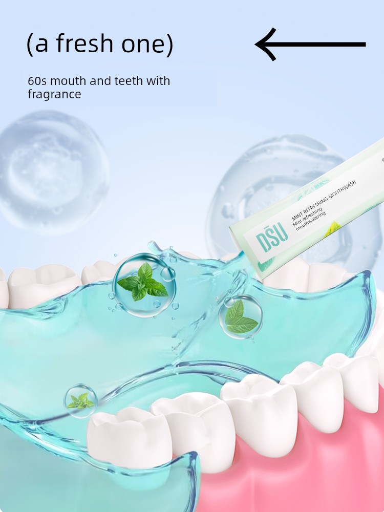 【Buy 3 Items, the 3Rd Item】Refreshing Mint Fruit Mouthwash Lemon for Fresh Breath and Clean Breath 12 — 3