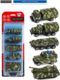 Fire special police ambulance sanitation bus military train simulation alloy car model toy gift