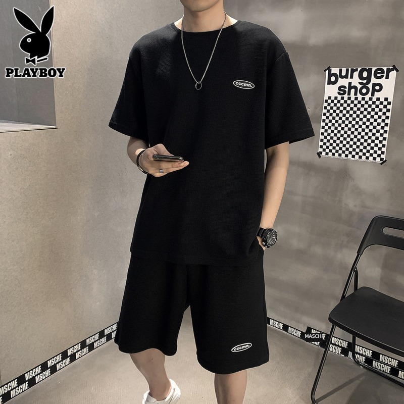 dandy summer man casual clothes Short sleeve shorts