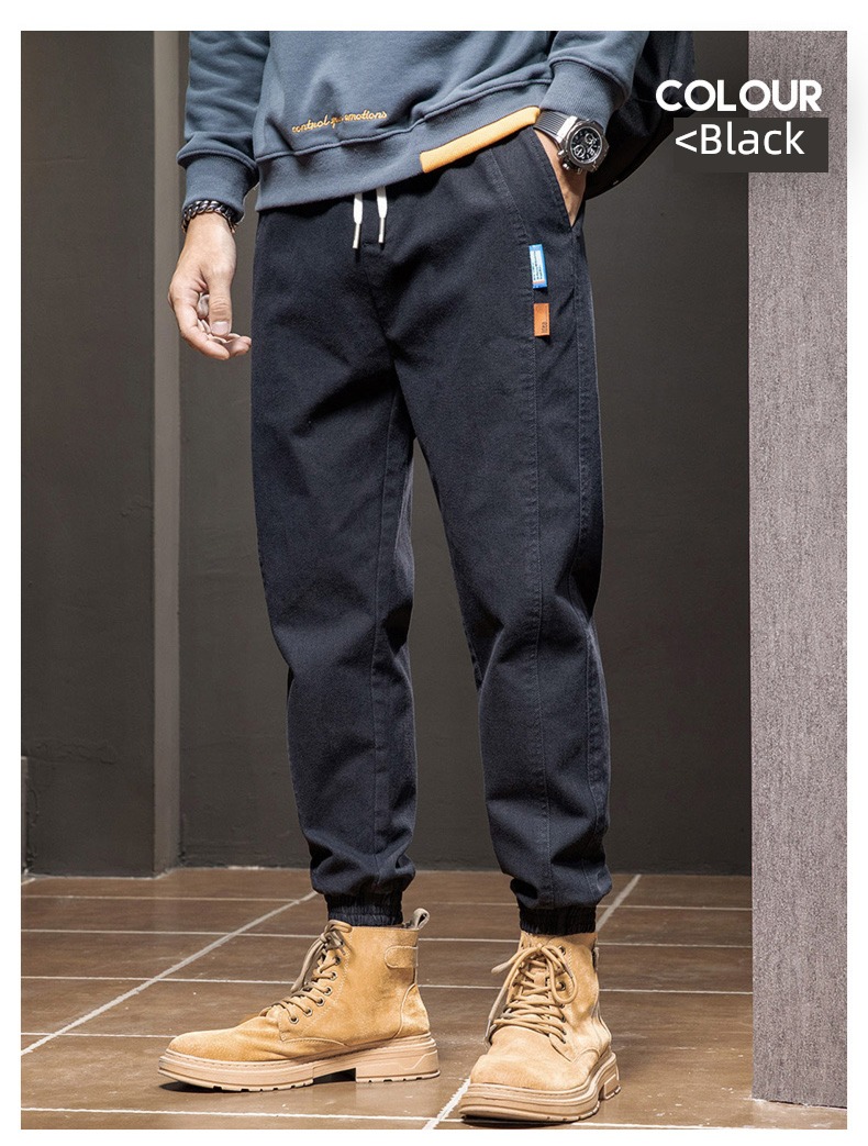 autumn Harlan man motion Versatile Chaopai Casual pants