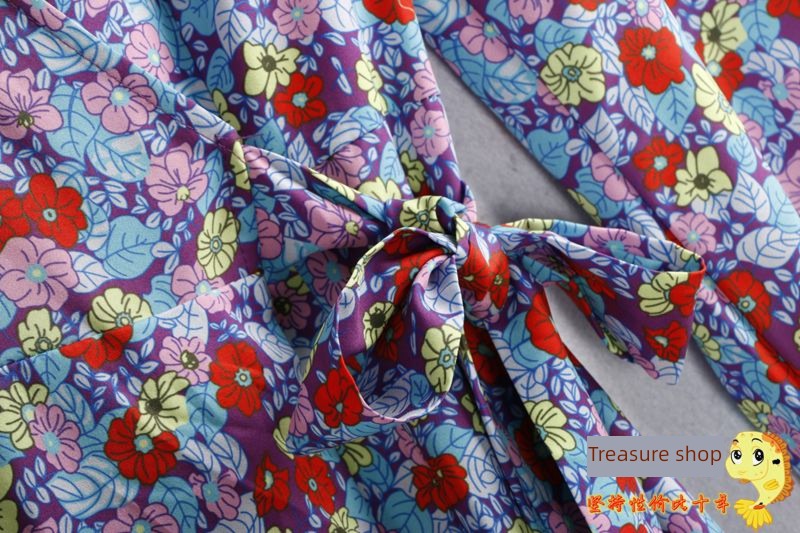 overlapping One piece Sweet Design and color foreign trade Last order longuette