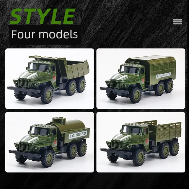 Toy Military Vehicle 1 50 Alloy Military Pickup Truck Model Children's Toy Vehicle Off-Road Kids Reli Car Ornaments