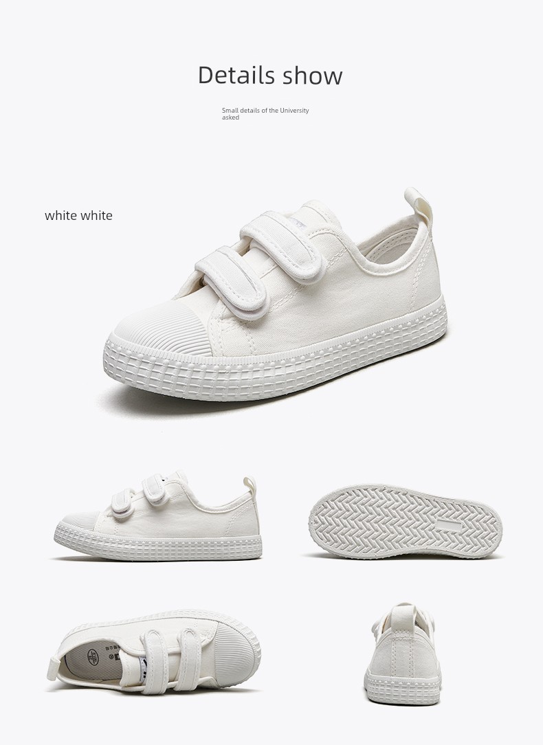 Warrior White Autumn Primary School Children's Shoes — 26