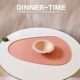 Students' simple oval water droplet silicone breakfast mat home heat insulation and anti-scalding baby Western restaurant European-style placemat
