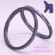 Hydraulic cylinder cylinder rubber dustproof oil seal LBH type 26/28*34/36*4.5/6 Dingqing rubber sealing ring parts