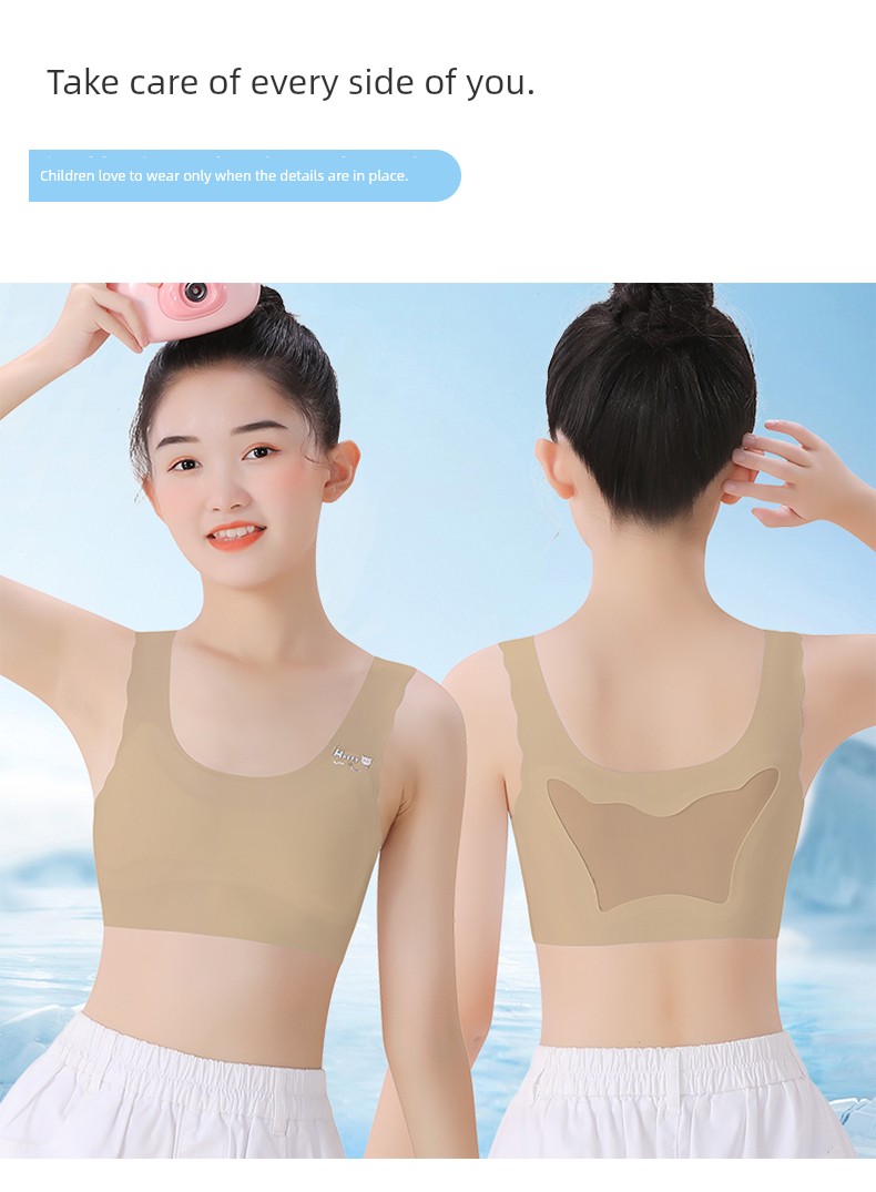 Kids Intimates development period Primary School students 10 years old 11 girl small vest Young Adult stage little girl bra Youth — 11