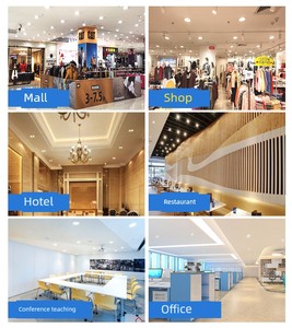 LED Commercial Embedded Variable Light with Three Colors Downlight