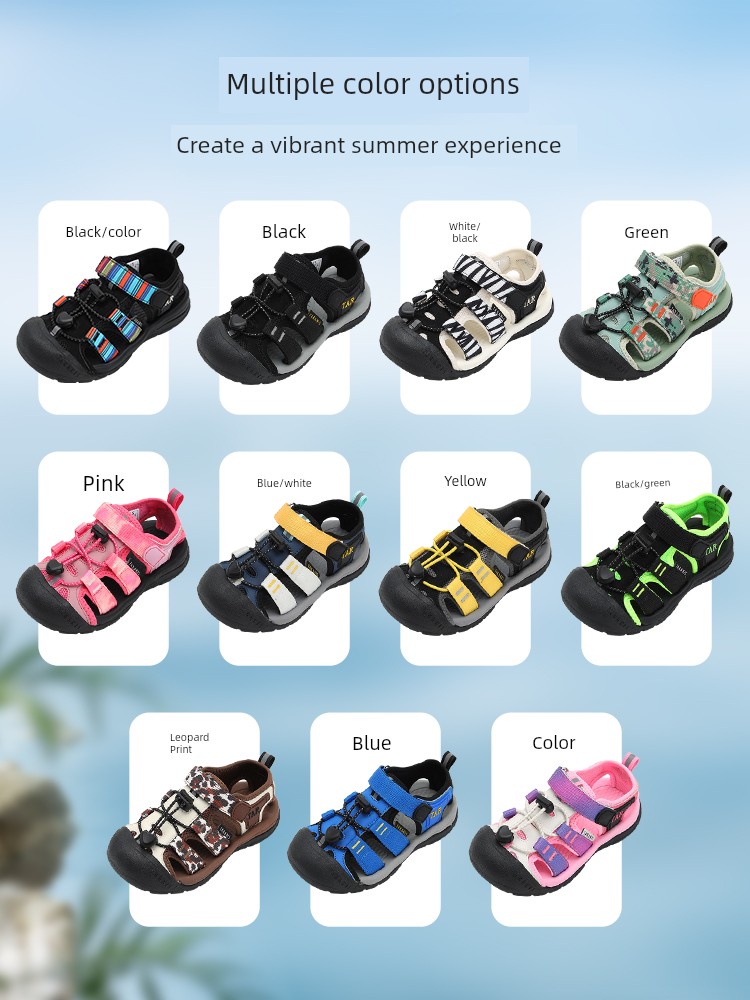 Tyrannis New Summer Sandals for Children, Outdoor Sports Shoes for Boys, Breathable Non-Slip Shoes for Girls, Water Shoes for Girls — 4