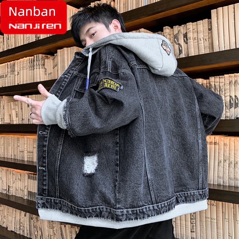 NGGGN leisure time Hooded spring and autumn easy chaqueta