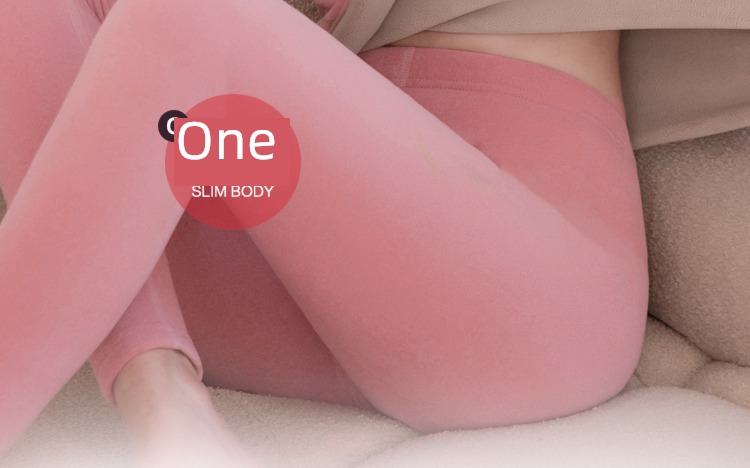 keep warm Underwear female Plush thickening suit one Cashmere Derong No trace fever Autumn clothes and pants Lay a foundation cotton jersey