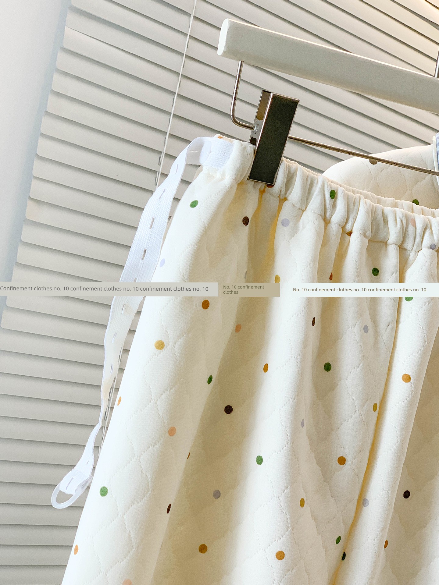 Autumn and Winter Thickened Air Cotton Maternity Pajamas, Spring and Autumn Style Pure Cotton Postpartum Maternity Sleepwear for Breastfeeding, Suitable — 13