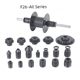 Optical axis quick lock chuck shaft center locking line top cone baffle self-locking device FLB series quick locking head fixing