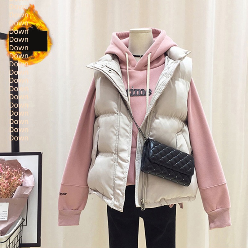 have cash less than that is registered in the accounts Dongdaemun quality goods Sleeveless vest down Vest