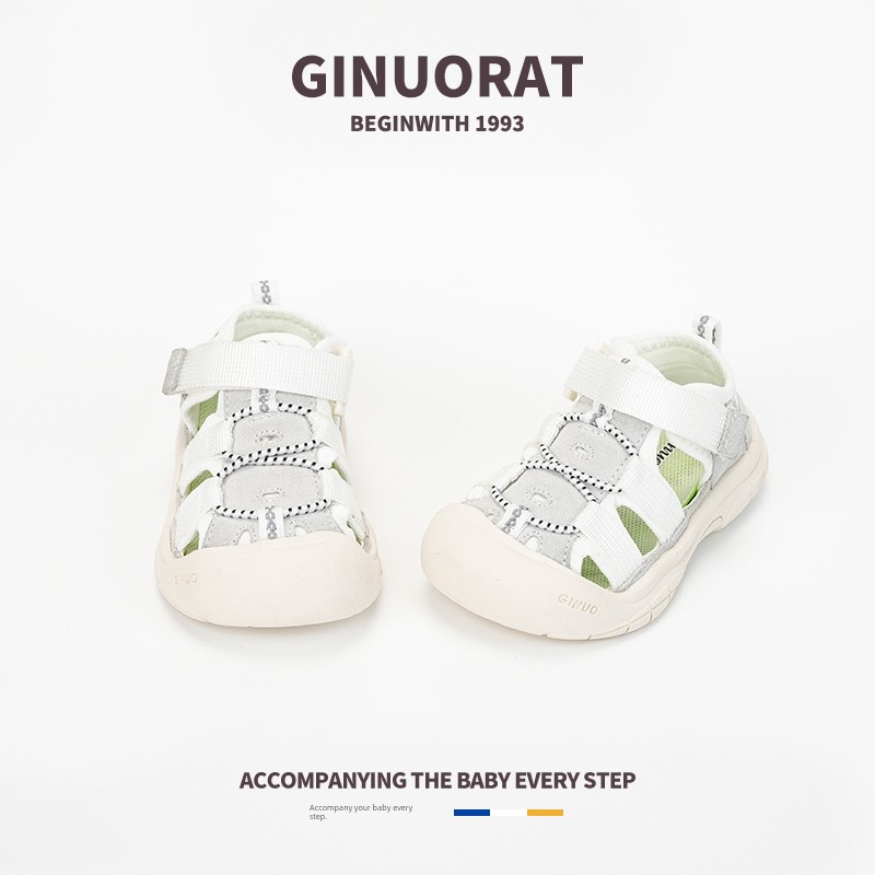 Summer Minority Simple Soft Bottom Closed Toe Zebra Toddler Shoes — 3