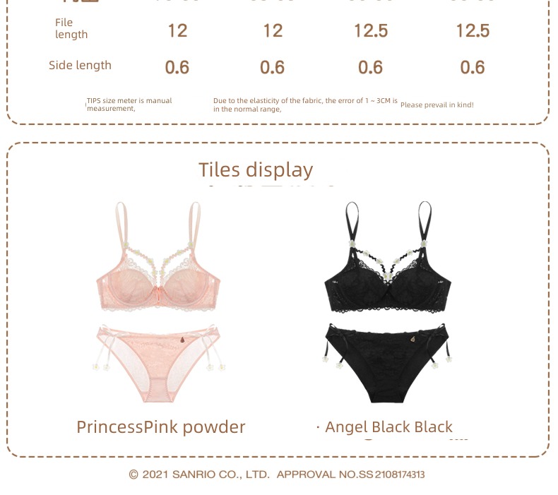 Merlot jointly Front buckle summer sexy Bra Set