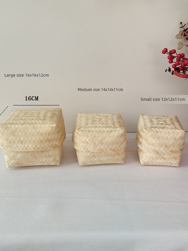 Factory Bamboo Woven Gift Boxes, Bamboo Boxes, Wedding Candy Boxes, Candy Baskets, Souvenir Gift Packaging Boxes, Folk Crafts, Bamboo with Lids