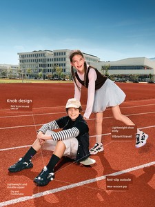 Tyrannis Children's Shoes, Medium and Large Children's Sports Shoes, Boys' Lightweight Running Shoes, Girls' Trendy Fash