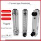 Yuyao Yuanda LZT-M15T panel flowmeter water liquid gas to float belt adjustment 1GPM 5GPM