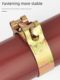 Throat clamp carbon steel galvanized European thickened pipe clamp heavy pipe clamp water pipe hose round widened fixing clip