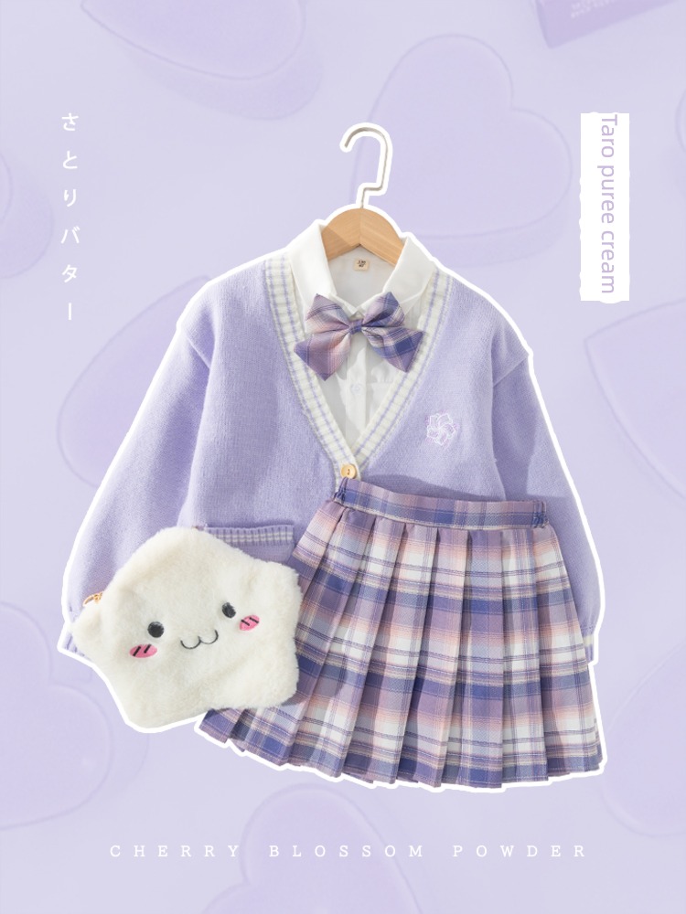 jk girl Autumn and winter skirt Academic atmosphere kindergarten uniform