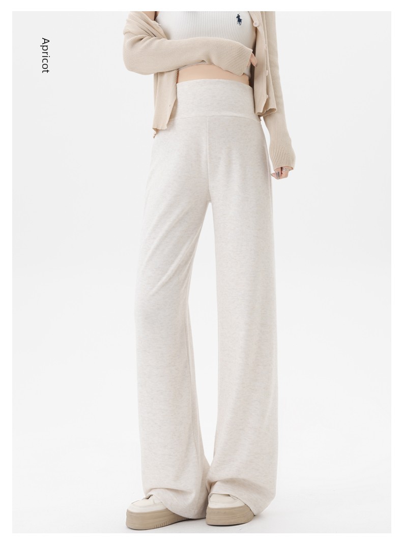 Maternity Pants for Spring, Autumn, and Winter, Straight Wide-Leg Pants, Loose and Casual, Do Not Squeeze the Belly, Fall Pants That Do Not Slip down — 20