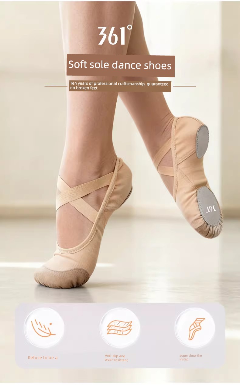 361 ° Children's Dance Tights for Practice, Spring and Autumn Style, White Pantyhose for Girls' Dance Exams — 2