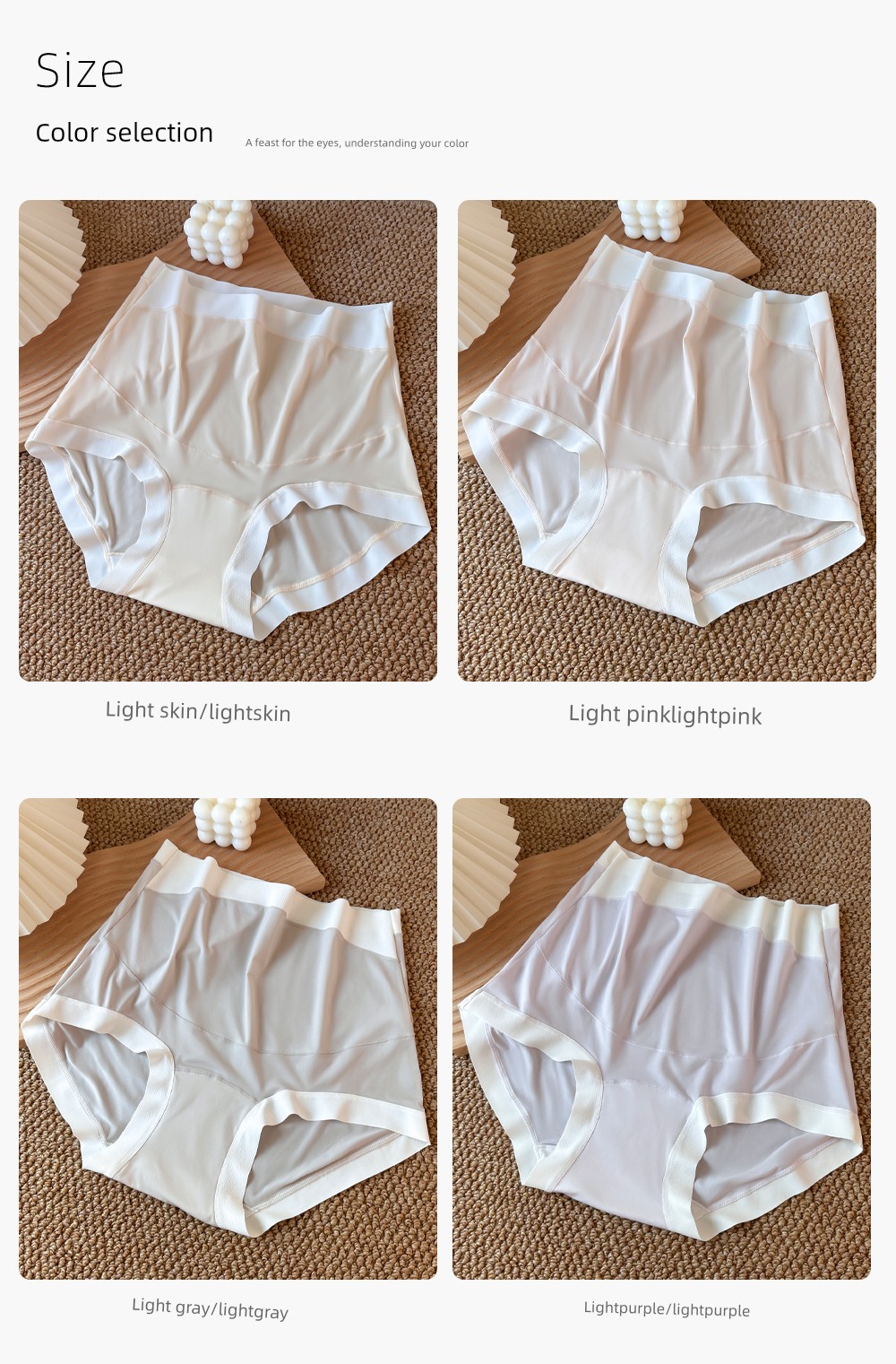 Seamless Maternity Underwear, High-Waisted, Belly-Supporting, Extra Large Size, 125kg Pairs, Specially Designed for Mid and Late Pregnancy — 17
