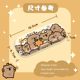 Cartoon Capybara glasses box portable for women cute high-level anti-pressure and anti-fall myopia eyes box sunglasses storage