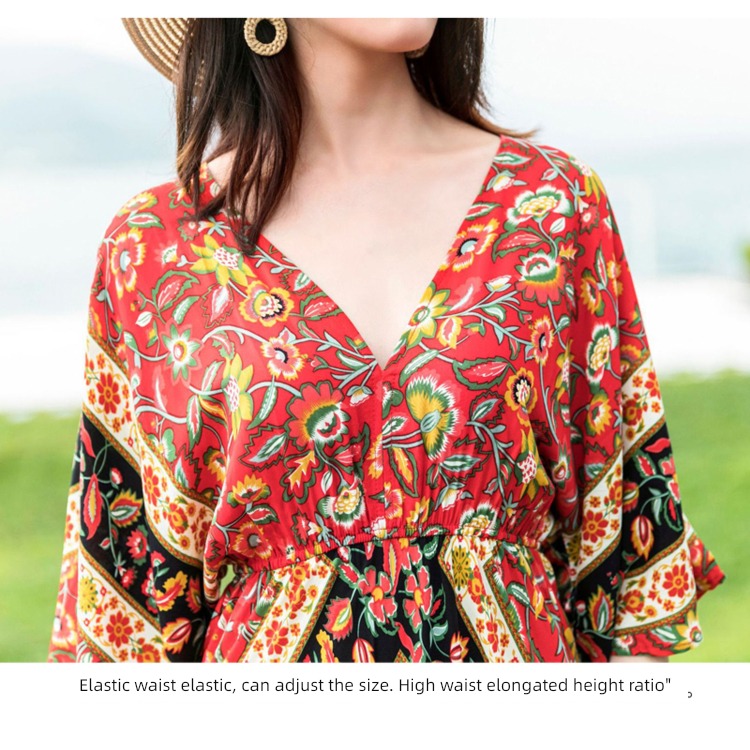 Thailand Yunnan Lijiang Maxi dress ethnic style Travel