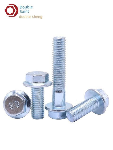 M5M6M8M10M12 Grade 8.8 galvanized outer hexagonal flange surface screw without toothed flange surface screw GB5789