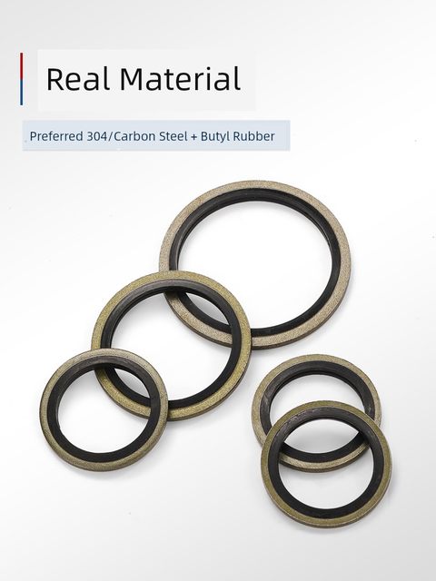 JB982 Combined Washer Gasket Sealing Ring High Pressure Oil Pipe Sealing O-Ring Skeleton Oil Seal Hydraulic Sealing