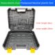 220V plug-in electric hammer plastic box power tool box with wire light and heavy impact drill storage box thickened universal plastic box