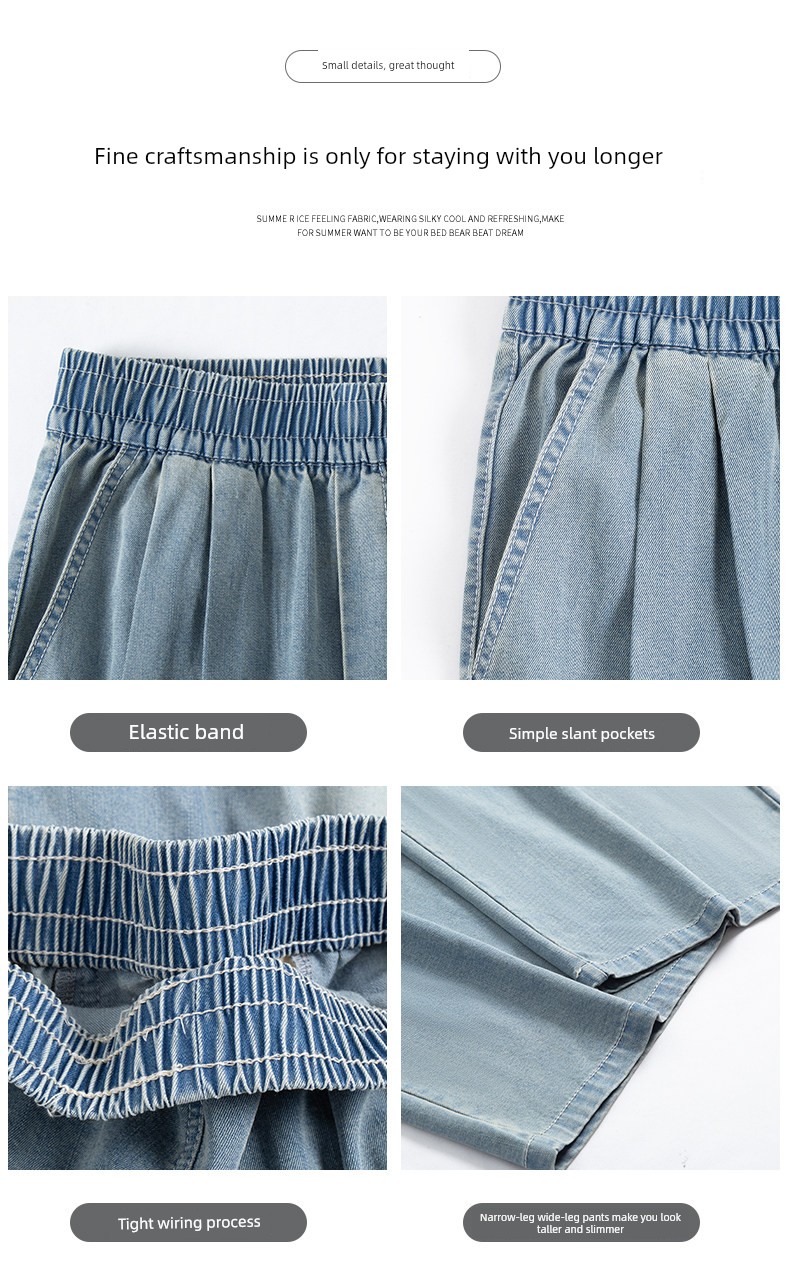 Girls' Jeans Autumn 2026 New Style Children's Straight Wide-Leg Pants for Older Girls Long Pants Spring and Autumn Pants for Middle School Students — 13