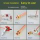 Brass outer wire flaring elbow flare copper pipe joint flaring right angle 90 elbow air conditioning and refrigeration accessories